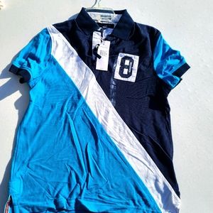 Tommy Hilfiger blue and white Mens shirt Size smal